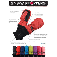 Snowstoppers Nylon Mittens Lime Green