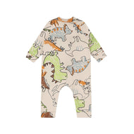 Up Baby Soft Jersey Cotton Boys Jumpsuit Dino