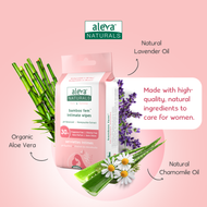 Aleva Naturals Bamboo Fem Wipes for Woman 30 Count