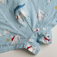 Nest Designs Bamboo Boys Boxer Briefs Underwear 2 Pack Puppy Park/Fluffy Puffs