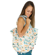 Emerson And Friends Explore Florida Reversible Beach Bag Beige/Multi