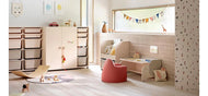 iloom Eddi Kids Wardrobe with 5 Storage Bins 1150W