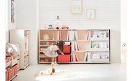 iloom Eddi Kids Activity Storage Bookshelf with 3 Bins 1000W