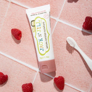 Jack N Jill Natural Toothpaste - Raspberry Flavor - 50g - Organic & Fluoride-Free