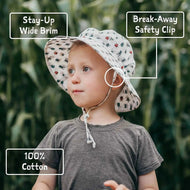 Jan & Jul Kids Cotton Bucket Hat Dino Play