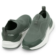 Jan & Jul Kids Urban Slip On Shoes Dark Sage Green