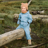 Jan & Jul Waterproof Cozy Dry Rain Pants Dusty Blue