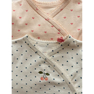 Konges Slojd Basic LS Newborn Body GOTS Teddy Coeur