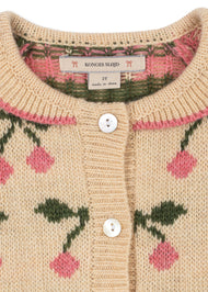 Konges Slojd Belou Collar Cardigan Cherry