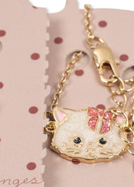 Konges Slojd Kitty Bestie Bracelets 2 Pcs Gold