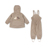 Konges Slojd Rainy Palme Dog Set Stripe La Mer