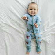 Littlesleepies Fly Away With Me Bamboo Viscose Zippy