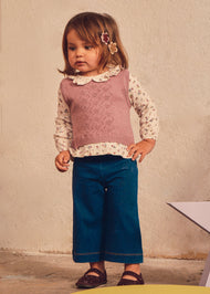 Mayoral Baby Pants and Top Set - Violet Mix