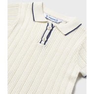 Mayoral Baby Short Sleeve Polo Natural
