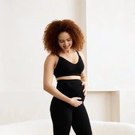 Nest Designs Bamboo Nest Bump Seamless Nursing Bra Black