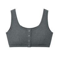 Nest Designs Maternity Henley Nursing Bra Charcoal