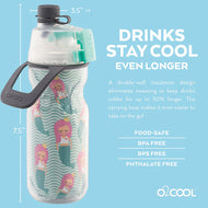 O2Cool 12 oz Kid's Mist 'N Sip 2-in-1 Misting Water Bottle - Donuts