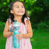 O2Cool 20 oz Mist 'N Sip 2-in-1 Misting Water Bottle - Flamingo