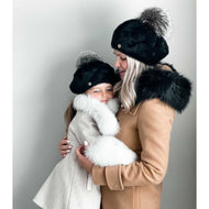 Petite Maison Kids Milana Noir Beret Adult