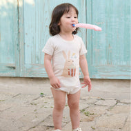 Petite Revery Onesie Nimbus Cloud Magic Bunny