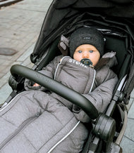Stonz 2-In-1 Snow Suit And Bunting Bag Heather Grey