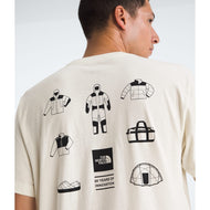 The North Face Men's Mountain Mirage Regular Short-Sleeve Tee White Dune