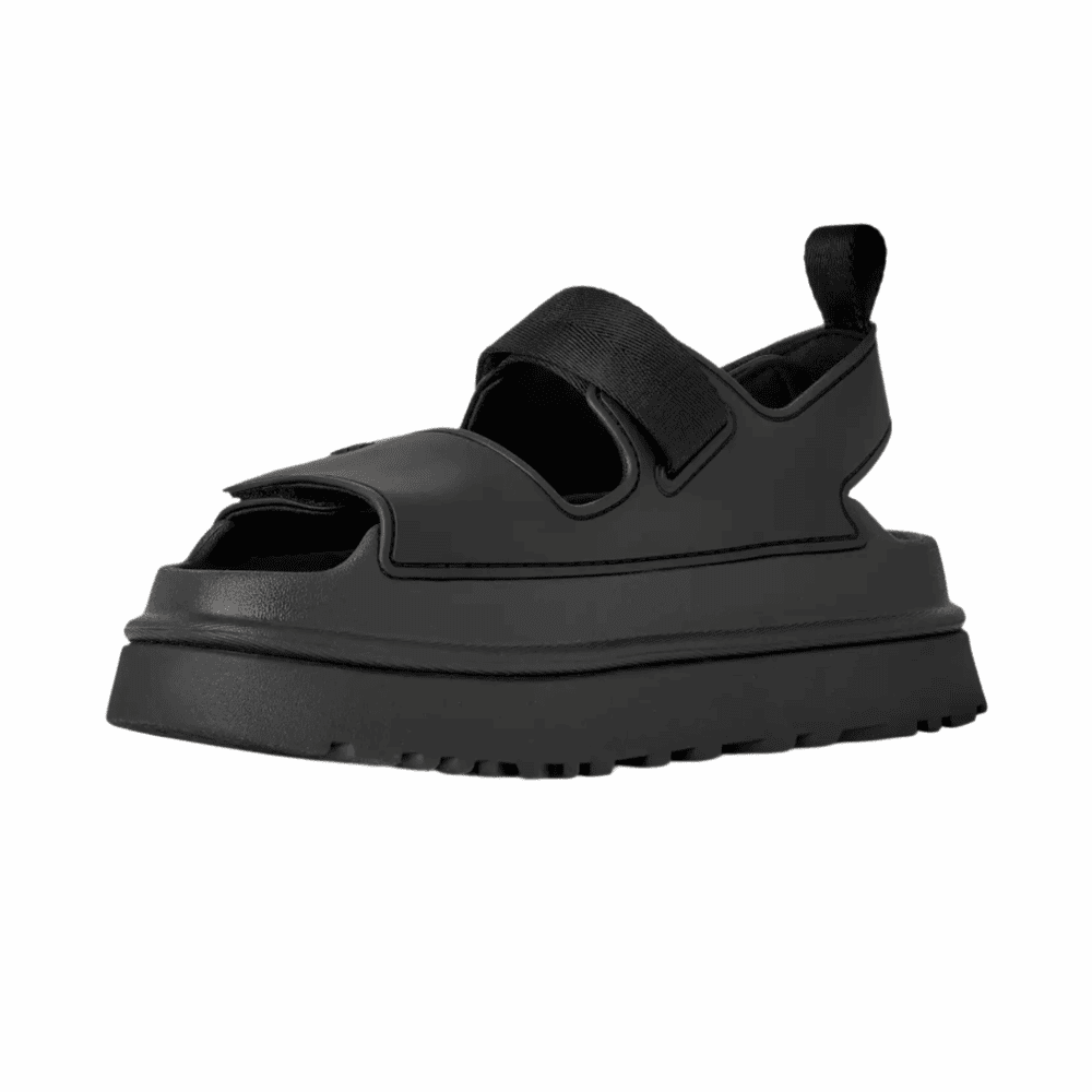 Ugg Womens Goldenglow Black Sandals | baby enRoute Canada