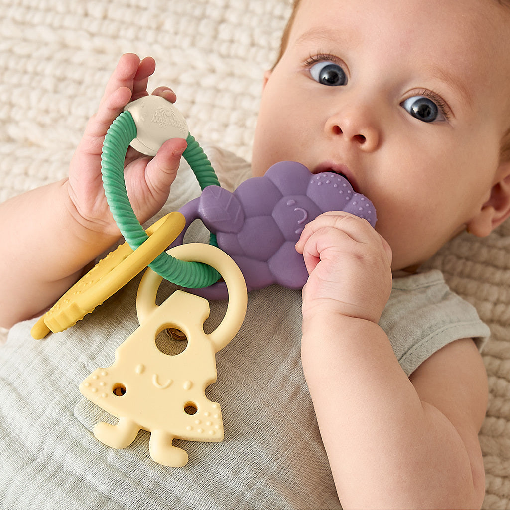 Baby Teether Materials: Silicone, Rubber, Wood, and Mixed Designs