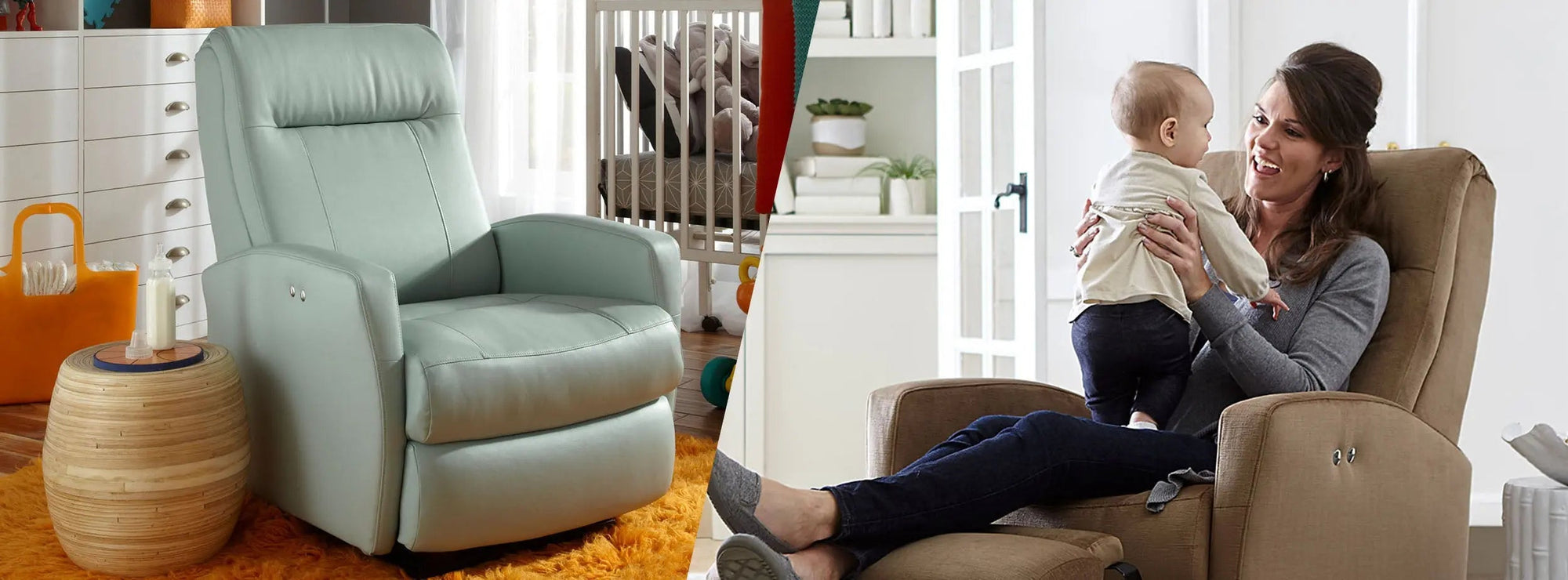 How a Nursery Glider or Rocker Supports Nighttime Routines