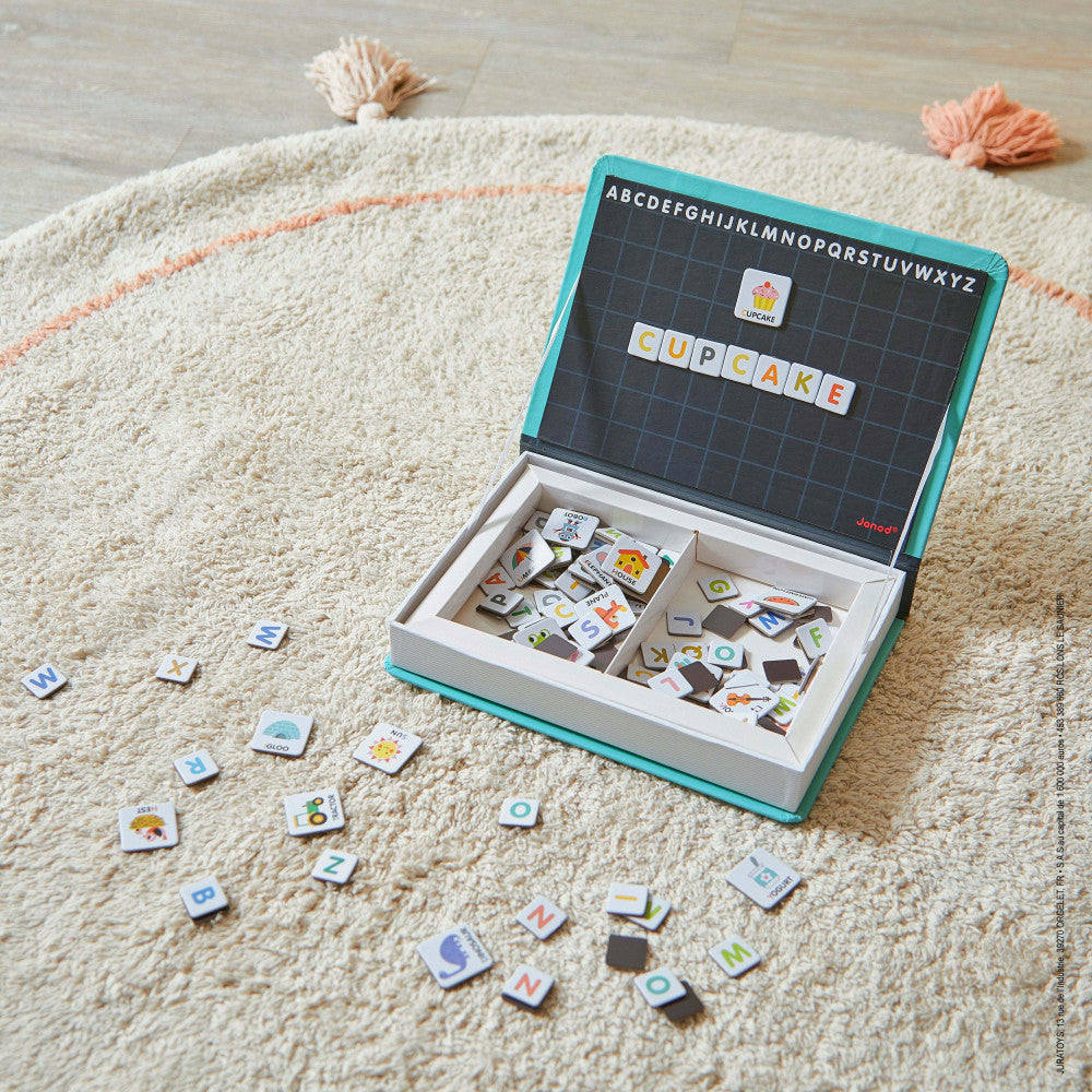 Janod Alphabet Magneti'books: Three Ways to Build Words