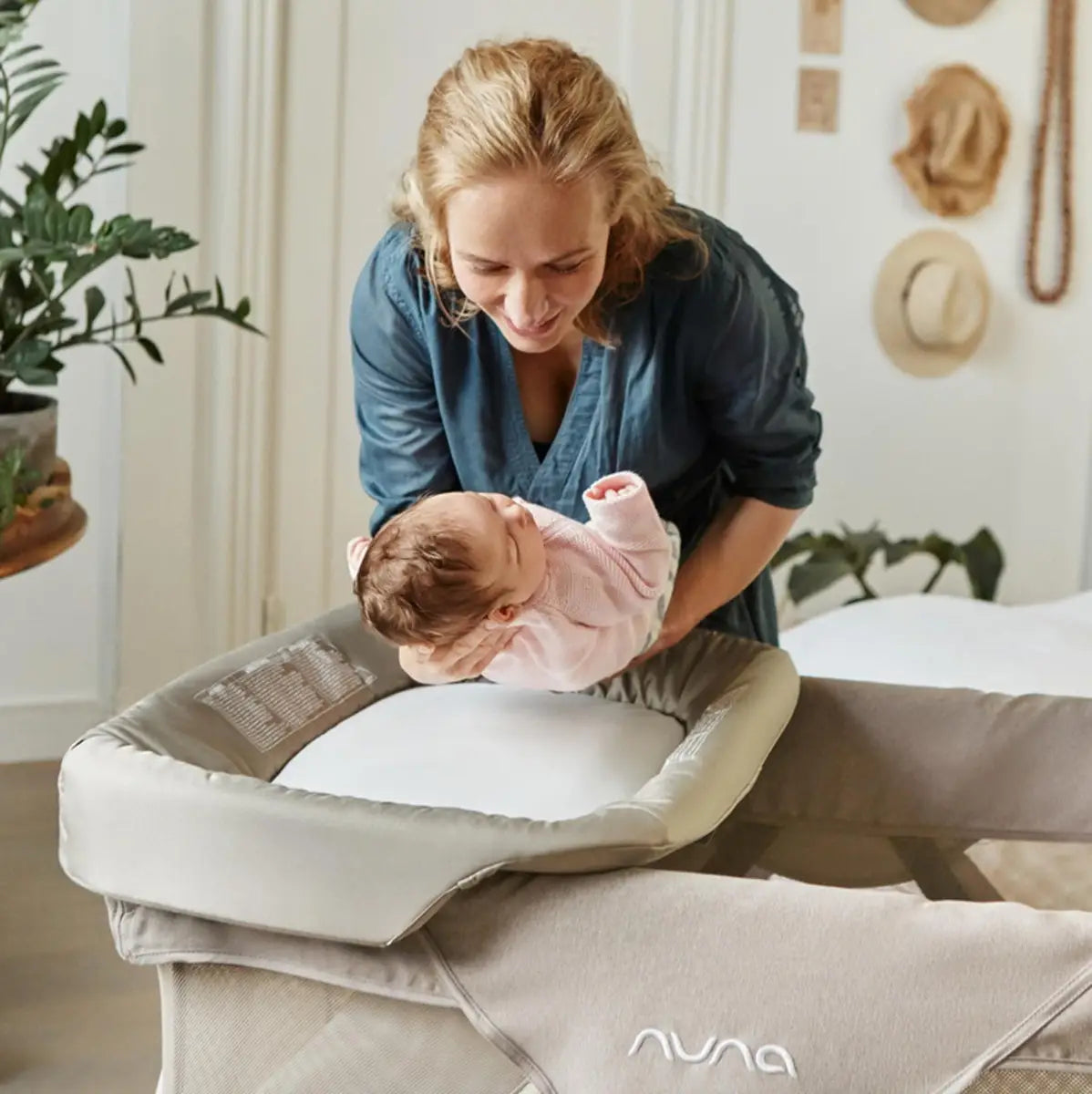 Nuna SENA Aire Accessories: Changer, Sheet, Mattress Cover and Insect Net