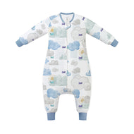 Nest Designs 0.6 TOG Long Sleeve Footed Sleep Bag Fluffy Puffs