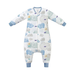 Nest Designs 0.6 TOG Long Sleeve Footed Sleep Bag Fluffy Puffs