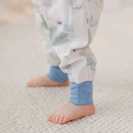 Nest Designs 0.6 TOG Long Sleeve Footed Sleep Bag Fluffy Puffs