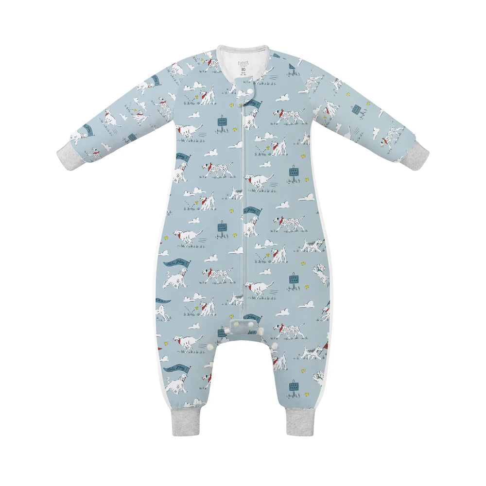 Nest Designs 0.6 TOG Long Sleeve Footed Sleep Bag Puppy Park