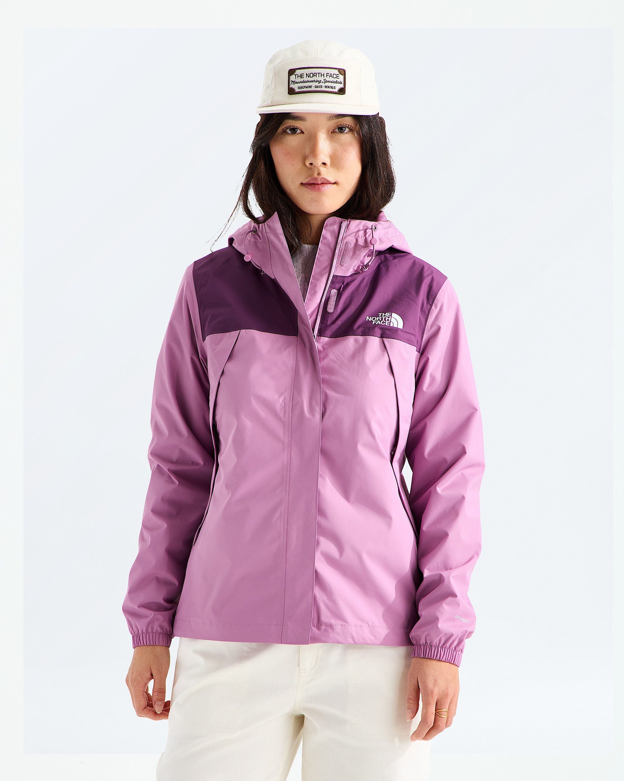 The North Face Women’s Antora Rain Jacket - Hushed Lavender / Chroma Purple