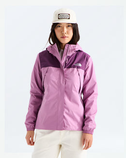 The North Face Women’s Antora Rain Jacket - Hushed Lavender / Chroma Purple