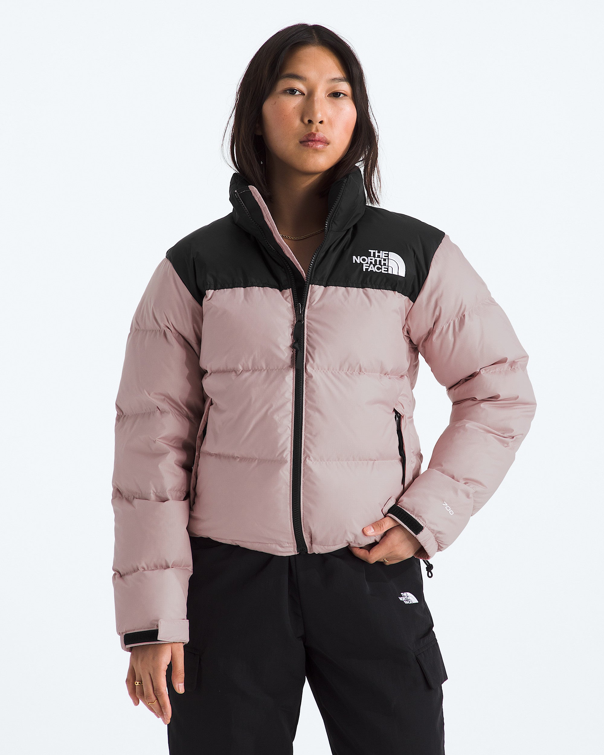 The North Face Women’s 1996 Retro Nuptse Jacket - Metal Pink/TNF Black