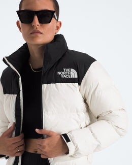 The North Face Women’s 1996 Retro Nuptse Jacket - White Dune/TNF Black/Recycled Down