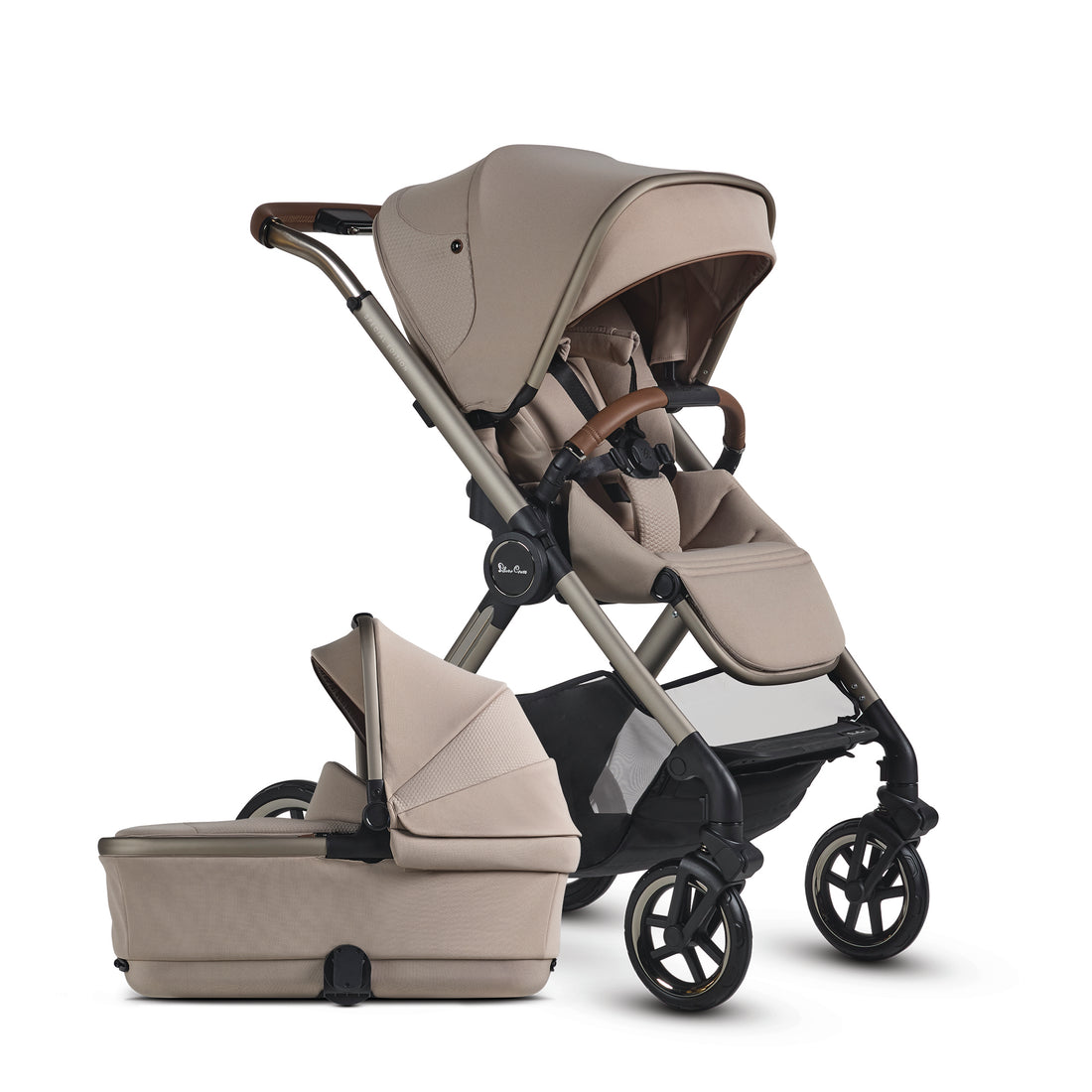 Silver Cross Reef 2 Stroller + Bassinet Travel System Bundle (3 Piece) — product view 02