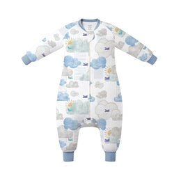 Nest Designs 1.0 TOG Long Sleeve Footed Sleep Bag Fluffy Puffs