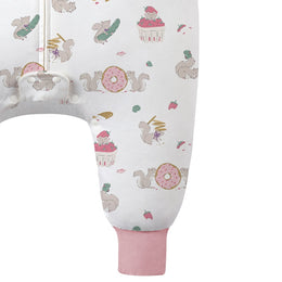 Nest Designs 1.0 TOG Long Sleeve Footed Sleep Bag Very Squirrelly