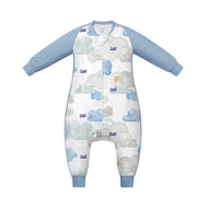 Nest Designs 1.0 TOG Raglan Long Sleeve Footed Sleep Bag Fluffy Puffs