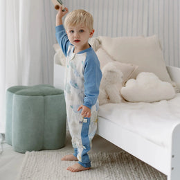 Nest Designs 1.0 TOG Raglan Long Sleeve Footed Sleep Bag Fluffy Puffs