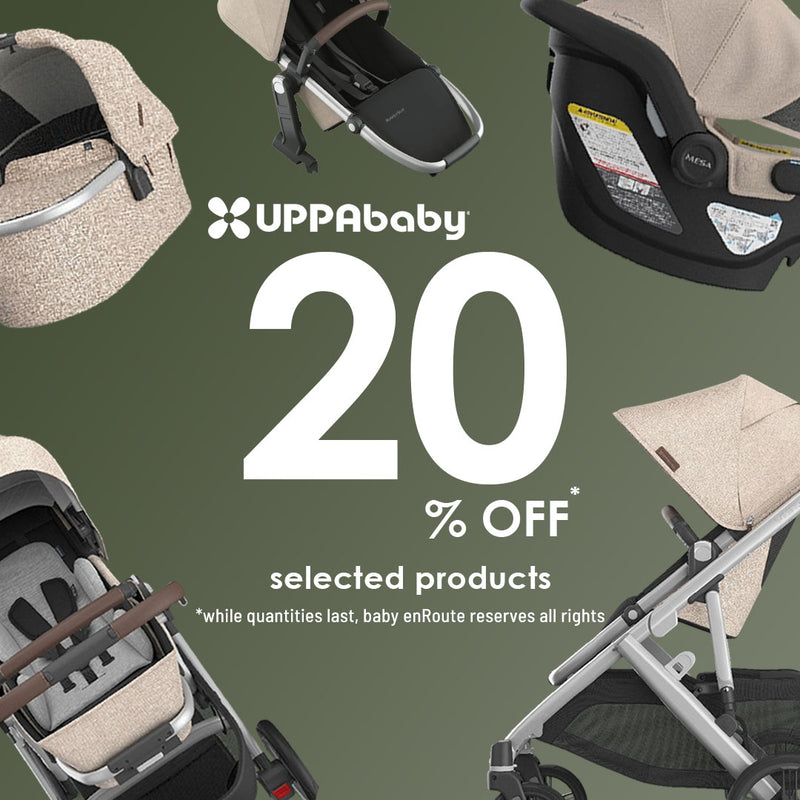 UPPAbaby Vista V2 Stroller and Mesa Car Seat in Oat Beige Gear Collection