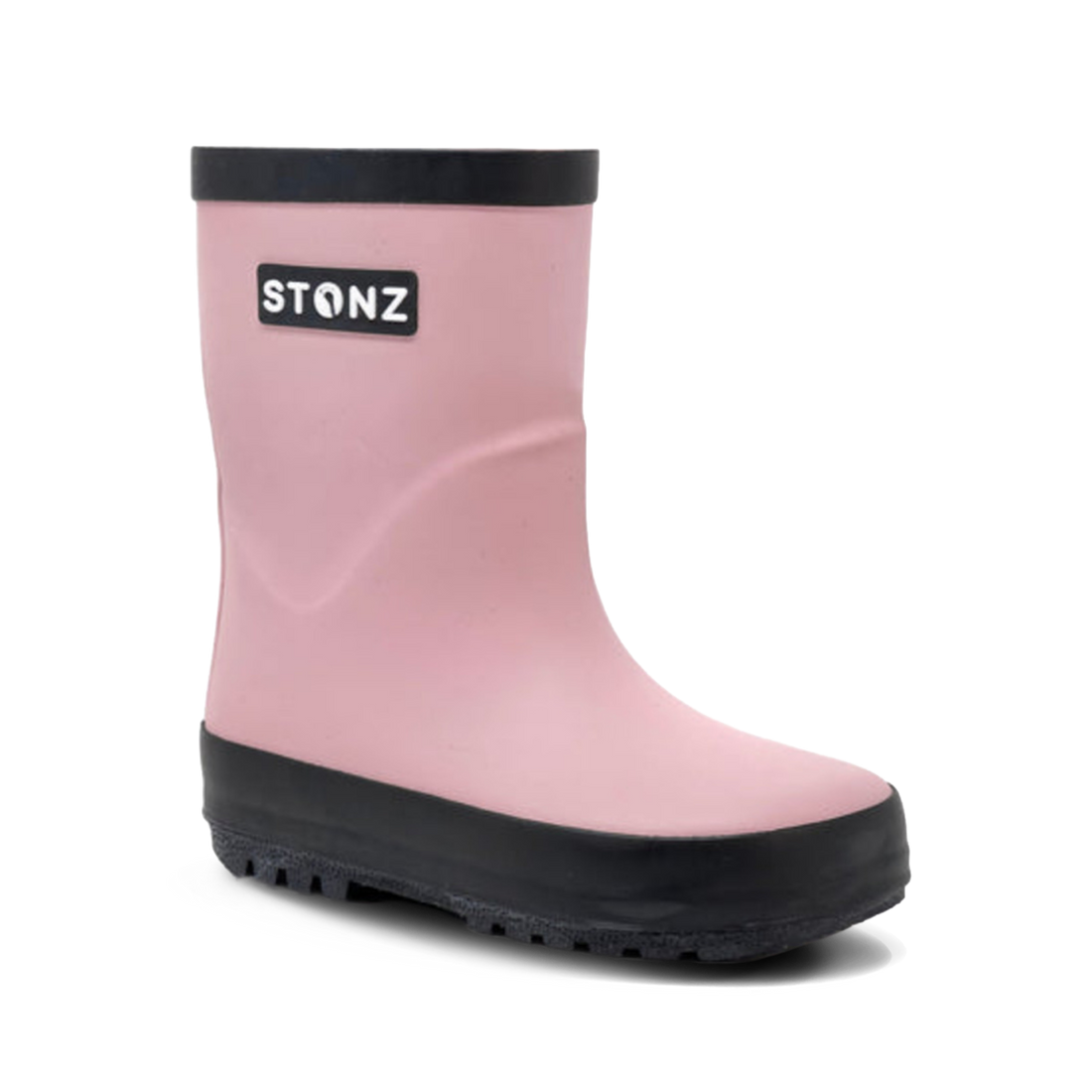 Stonz Original Rain Boots Toddler & Kid - Haze Pink/Black - main view