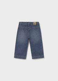 Mayoral Baby Denim Pants With Pockets - Medium Denim