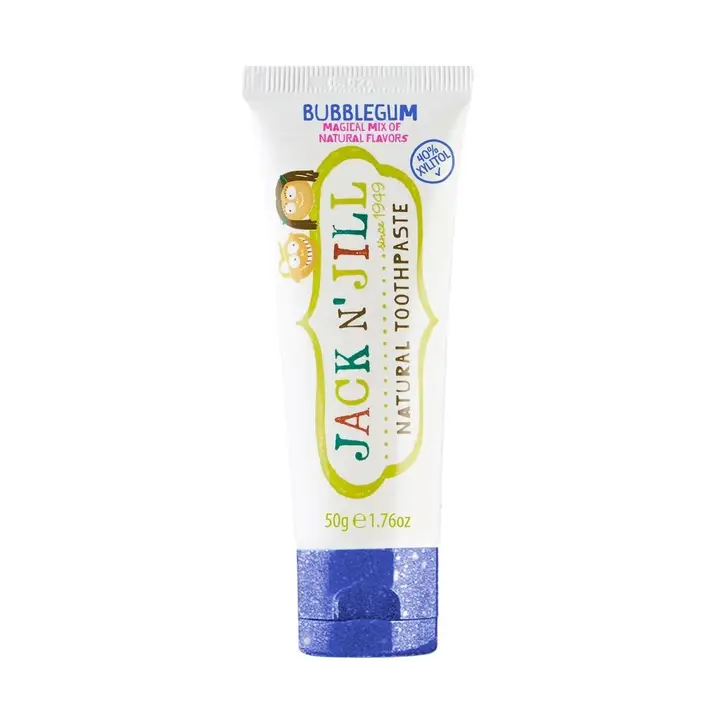 Jack N Jill Natural Toothpaste -Bubblegum Flavor - 50g - Organic & Fluoride-Free