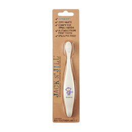 Jack N Jill Bio Toothbrush - Monkey Design - Compostable & Biodegradable Handle