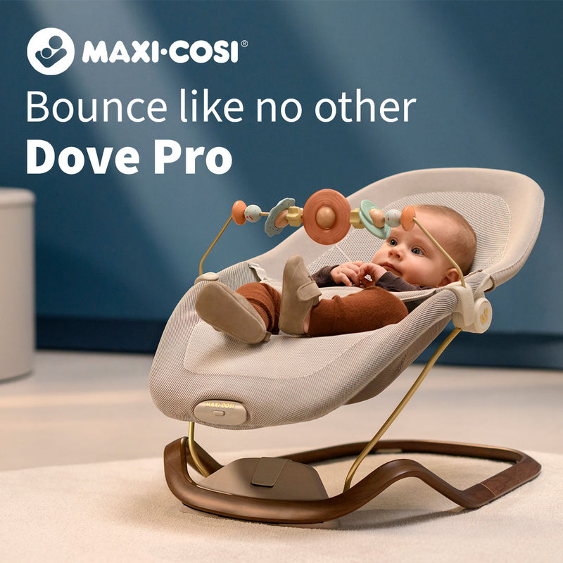 Maxi Cosi Dove Pro Baby Bouncer with Infant Reclined Seat and Activity Toy Bar